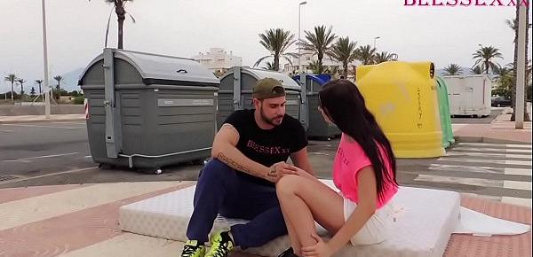  Teen fucking with a homeless - Magic Javi & Paola Hard